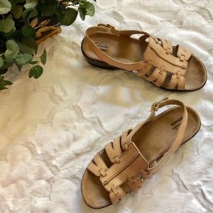 Tan Clark Collection Sandal
